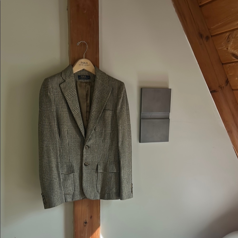 Polo by Ralph Lauren Gray Sport Coat with Notched Lapels